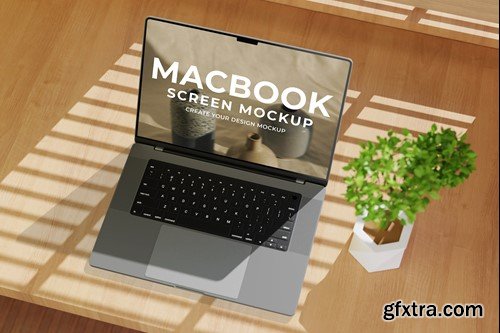 Macbook Screen Mockup XGUFLGS