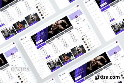 Fitness Dashboard UI Kit 3NF6QU4