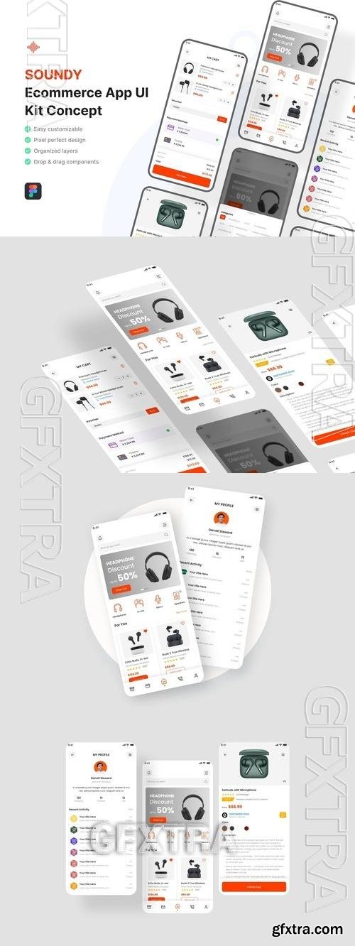 Ecommerce App UI Kit 59LN4DS