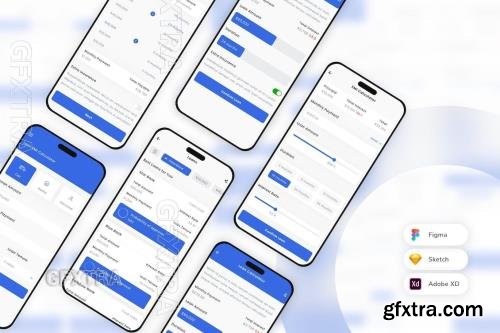 Bank Loan EMI Calculator Mobile App UI Kit XXLNKRD
