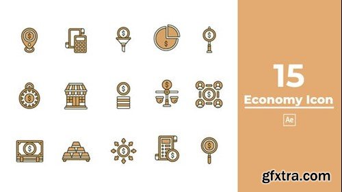 Videohive Economy Icon After Effect 47475153