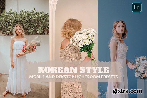 Korean Style Lightroom Presets Dekstop and Mobile G83VRSC