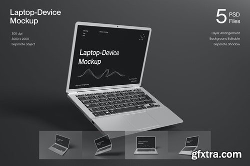 MI - Laptop Device Mockup JZK7QTY