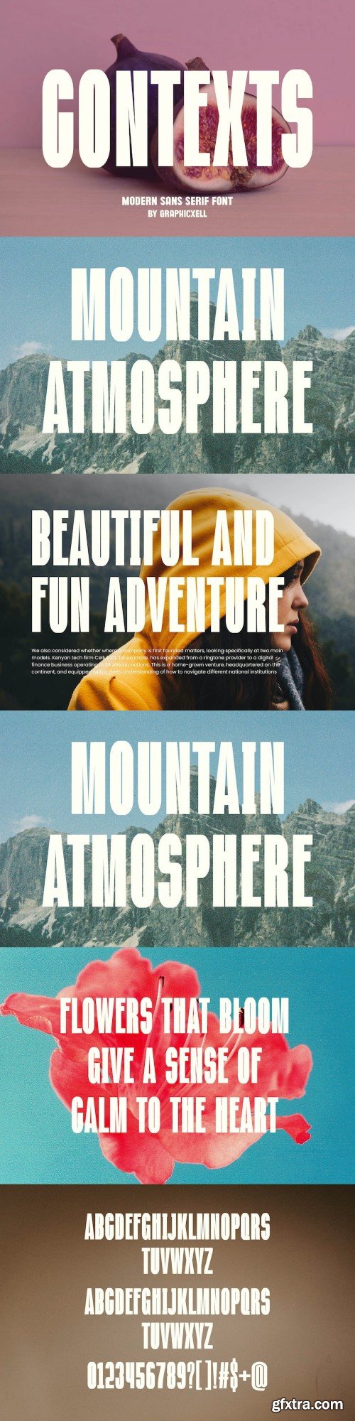 Contexts Modern Sans Serif Font Typeface