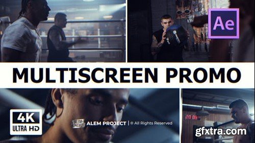 Videohive Multiscreen Promo - Dynamic Intro - Split Screen Opener 47502720