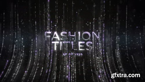 Videohive Luxury Fashion Lines Titles 47499666