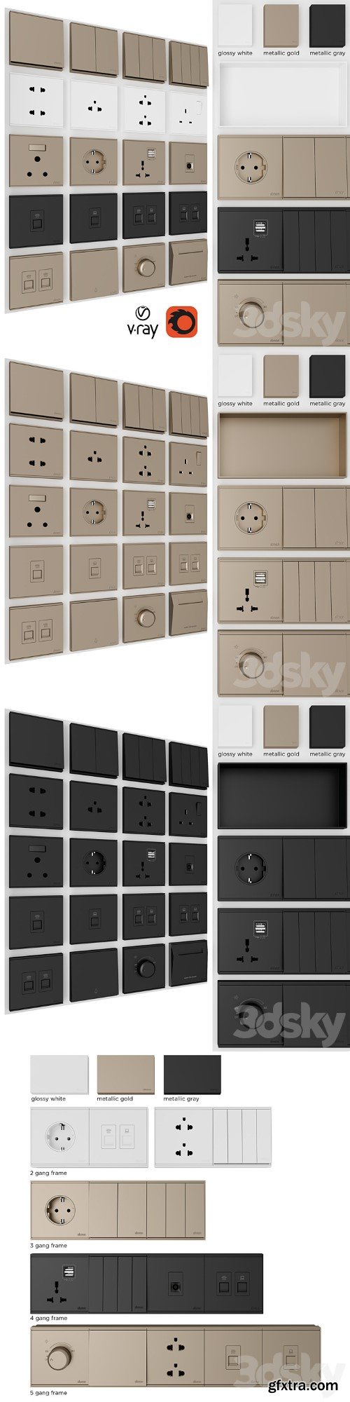 Electrical Sockets and Switches Simon E6