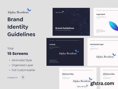 Alpha Resident - Brand Identity Guidelines Ui8.net
