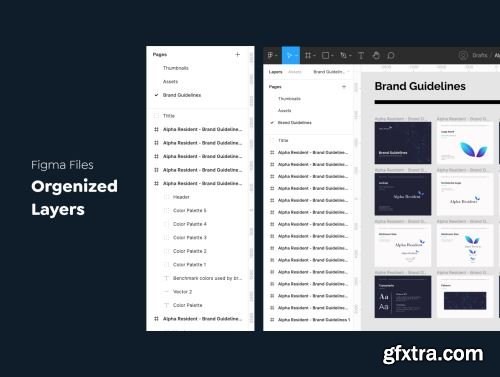 Alpha Resident - Brand Identity Guidelines Ui8.net