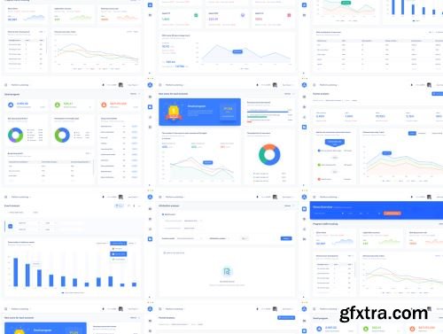 Analytics Dashboard UI Kit Ui8.net