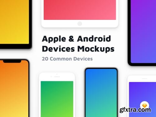 Apple & Android Devices Mockups Ui8.net