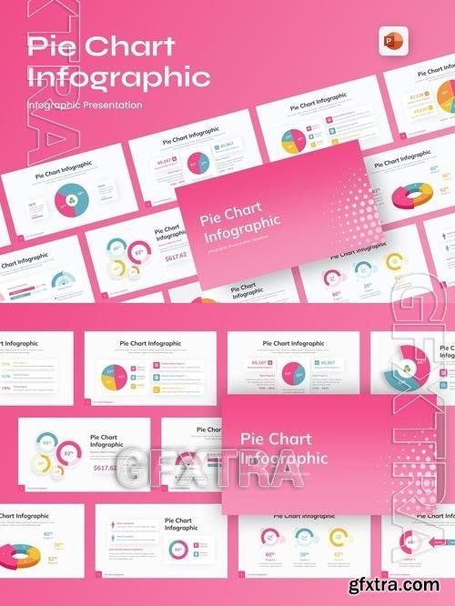 Pie Chart Modern Infographic PowerPoint Template JDQAZZN