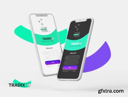 Tradix - Trading App UI Kit Ui8.net
