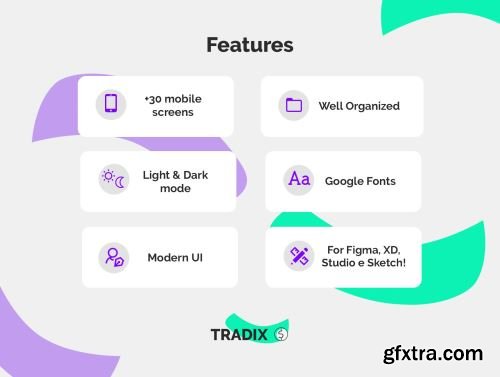 Tradix - Trading App UI Kit Ui8.net