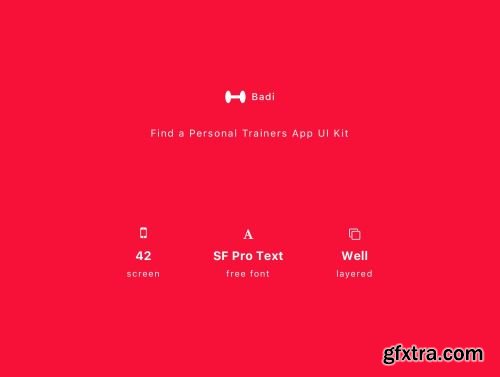 Badi - Find a Personal Trainers App UI Kit Ui8.net