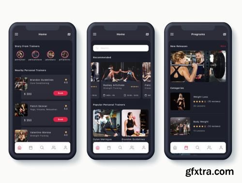 Badi - Find a Personal Trainers App UI Kit Ui8.net