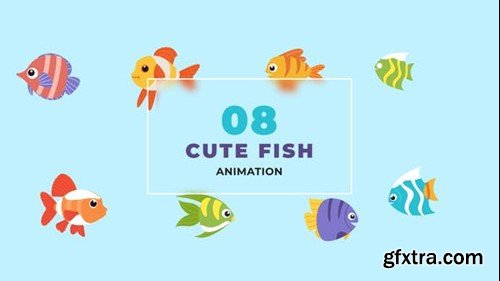 Videohive Creative Fish 2D Character Animation Scene 47494410