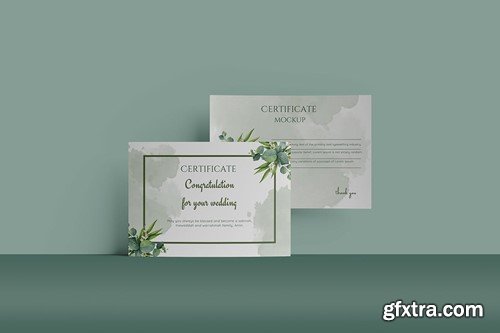 Certificate Mockup 44QWD4H