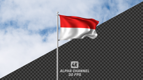 Videohive - Indonesia Flag - 47466508 - 47466508