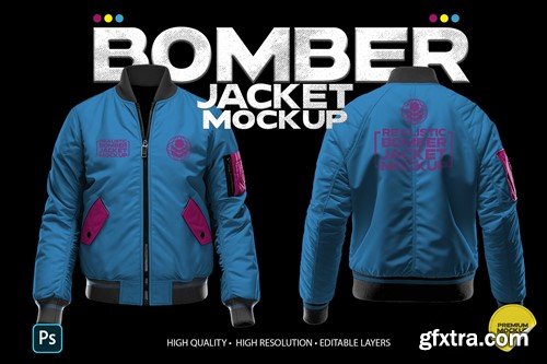 Bomber Jacket Mockup 293F35E