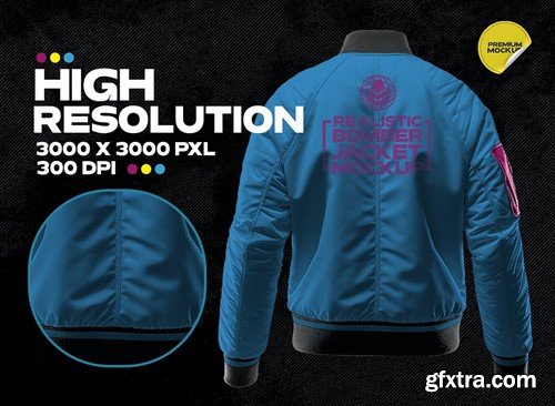 Bomber Jacket Mockup 293F35E