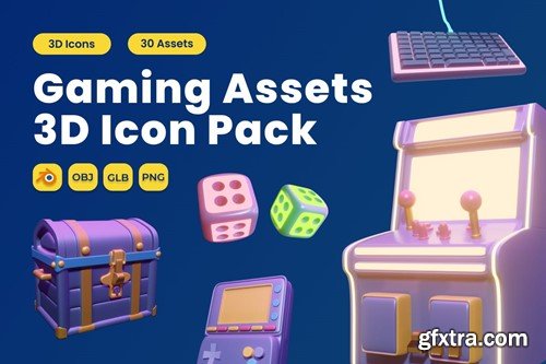 Gaming Asset 3D Icon Pack Vol 1 9GC7PTY