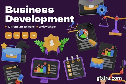 Business Development 3D Icon UUHASSG