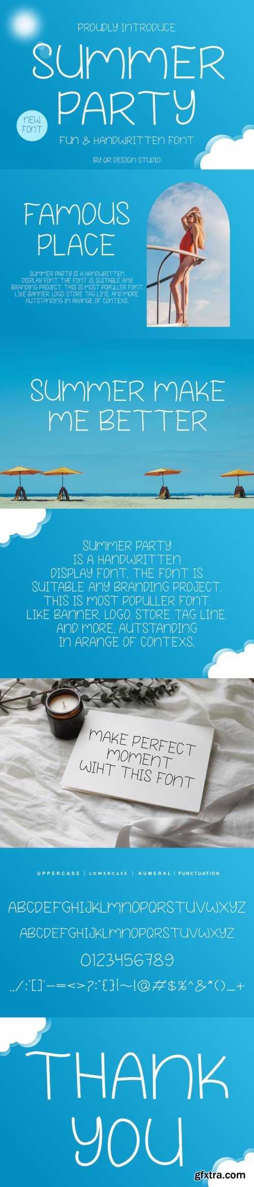 Summer Party - Fun Handwritten Font