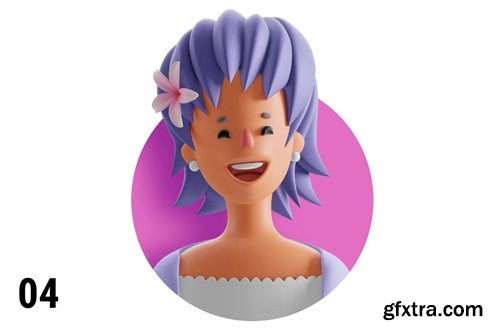 3D Avatar Set | Social Media Team V5V7F3V