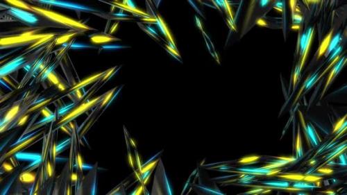 Videohive - Sharp Sparkling Needles for the Background - 47468359 - 47468359