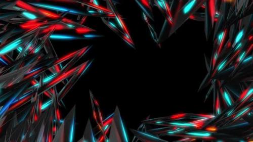 Videohive - Sharp Sparkling Needles for the Background - 47468360 - 47468360