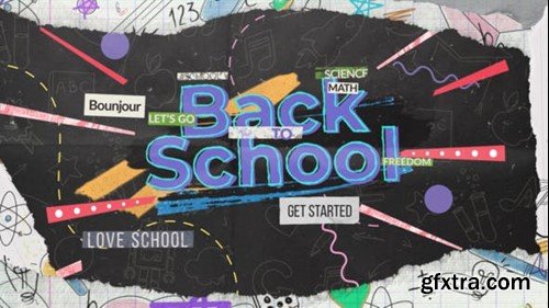 Videohive Back to School Intro Opener 47548741