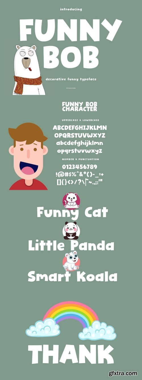 Funny Bob - Decorative Font