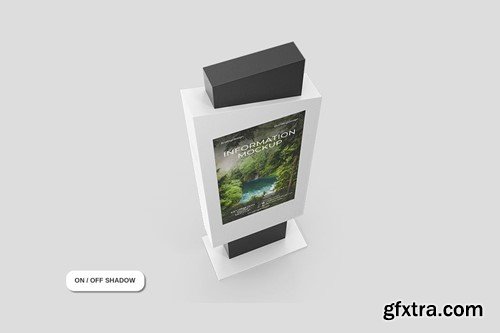 Information Kiosk Mockup J9DGZTY