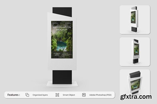 Information Kiosk Mockup J9DGZTY