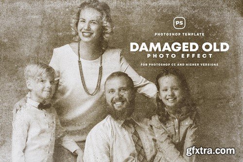 Damaged Old Photo Effects W5NKYZX