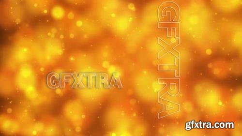 Golden Bokeh And Particles Background 1635255