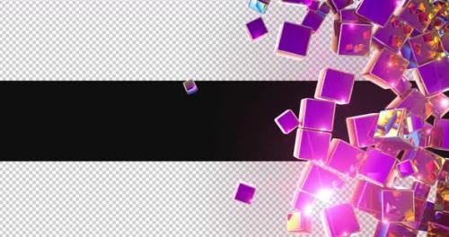 Videohive - Screen Transition With Colored Cubes - 47490784 - 47490784