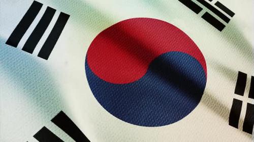 Videohive - South Korea Flag - 47490846 - 47490846