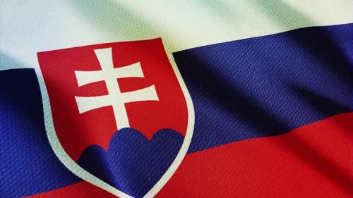 Videohive - Slovakia Flag - 47490852 - 47490852