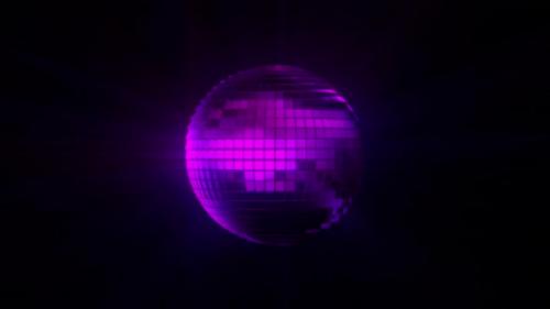 Videohive - Shiny Disco Ball Loop - 47491256 - 47491256