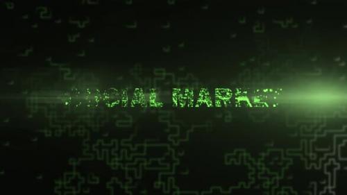 Videohive - Social Market - Digital Text Animation - 47491699 - 47491699