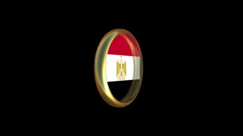 Videohive - Egypt Flag Animation - 47499123 - 47499123