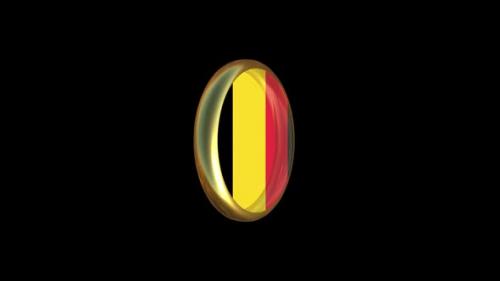 Videohive - Belgium Flag Animation - 47505435 - 47505435