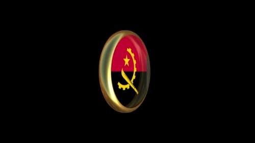 Videohive - Angola Flag Animation - 47505438 - 47505438