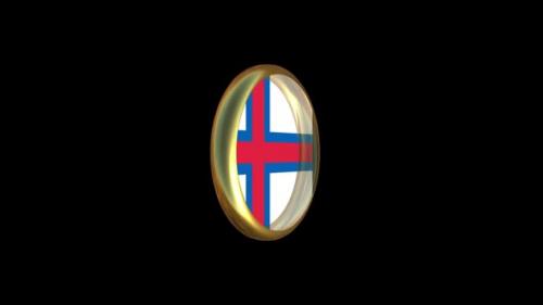 Videohive - Faroe Islands Flag Animation - 47505439 - 47505439