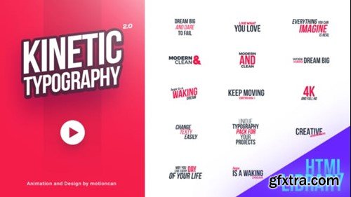 Videohive Kinetic Typography 20578796