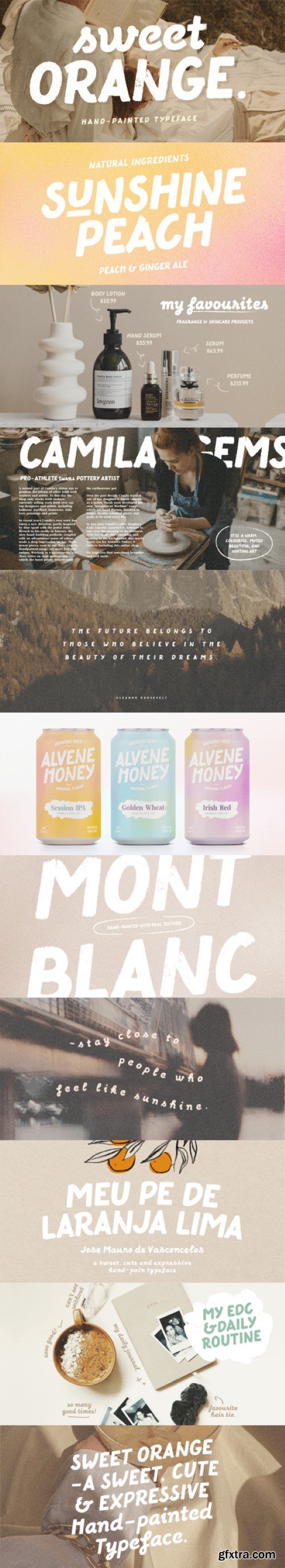 HV Sweet Orange Font Family