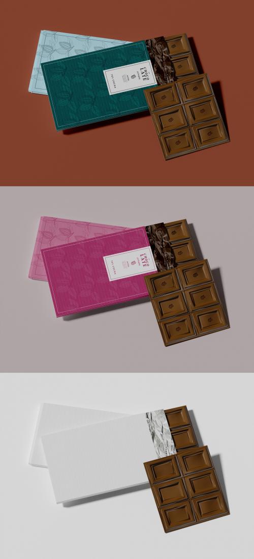 Chocolate Bar Packaging Mockup 634715879