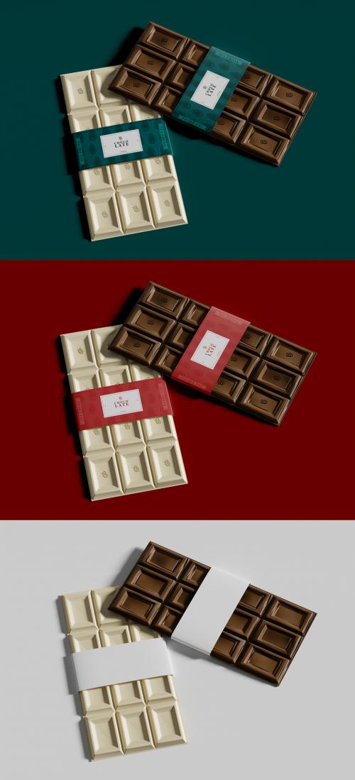 Arranged Chocolate Mockup 634715780